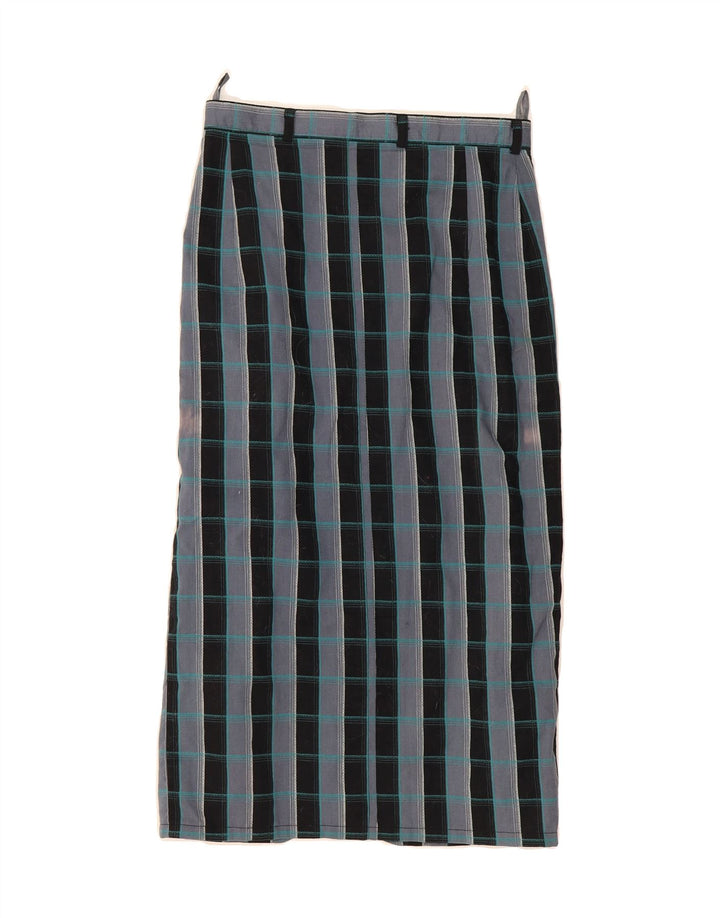 VINTAGE Womens Straight Skirt W26 Small  Grey Check Vintage Vintage and Second-Hand Vintage from Messina Hembry 