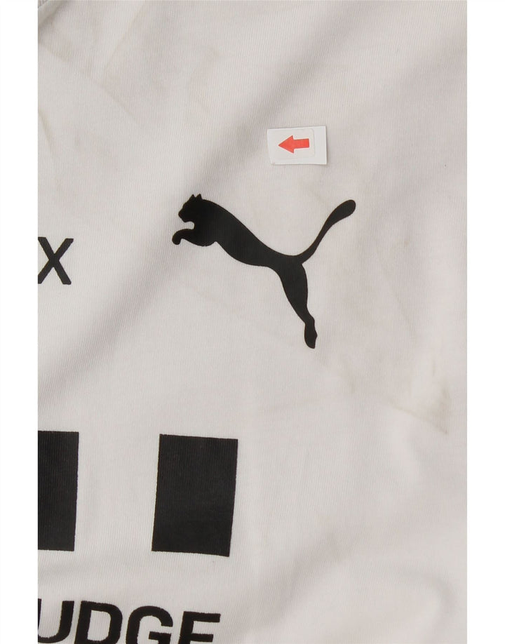 Puma muška majica s grafičkim motivima, srednji bijeli pamuk