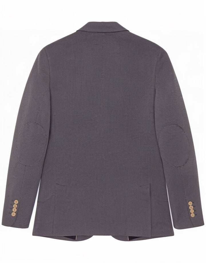 Zara muška jakna sa 2 gumba UK 40 Large Blue Pamuk