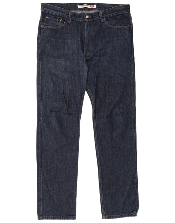 Carrera Mens 700 Straight Jeans IT 54 2XL W40 L34 Mornarsko plavi pamuk