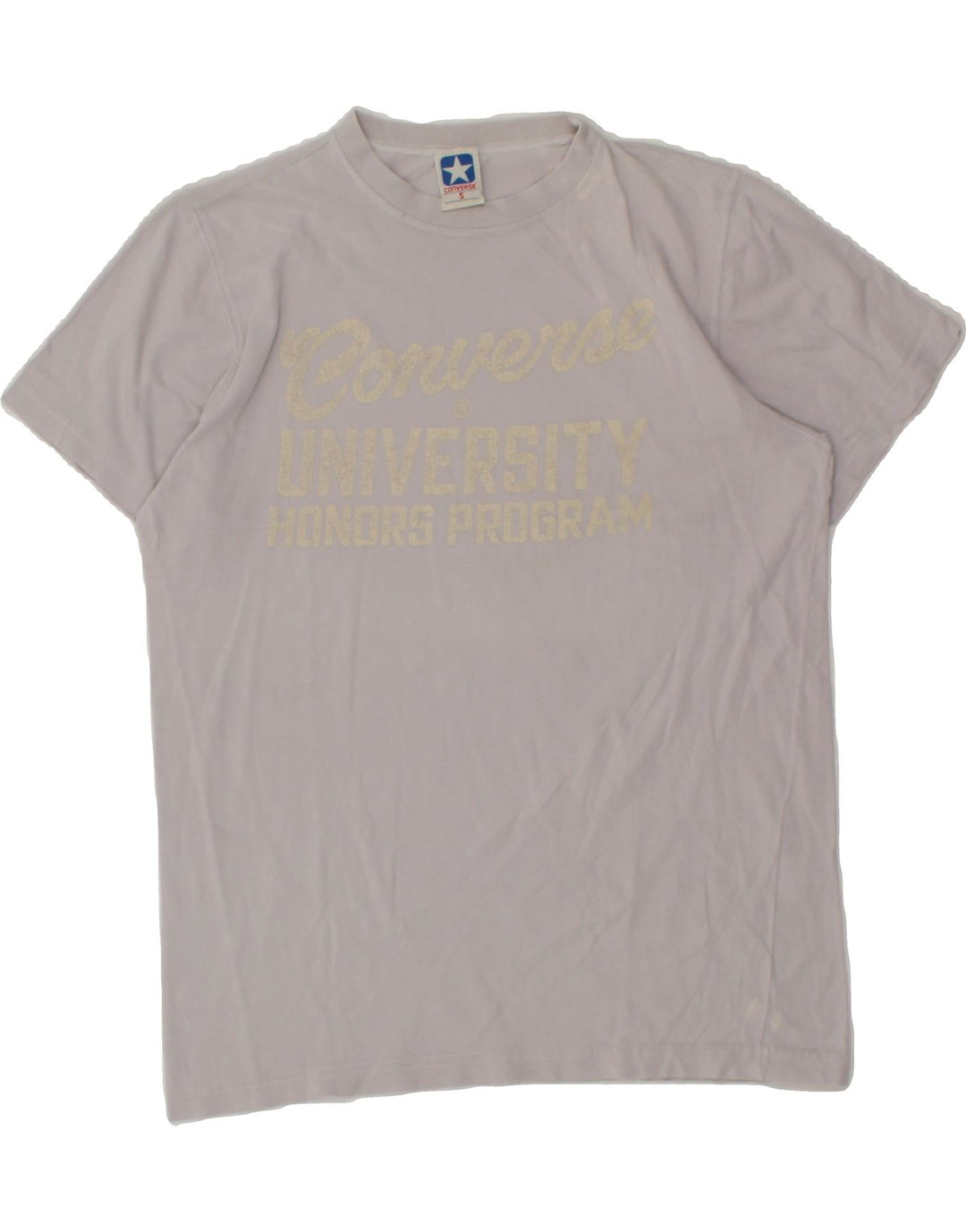 CONVERSE Mens Graphic T-Shirt Top Small Purple Cotton Vintage Converse and Second-Hand Converse from Messina Hembry 