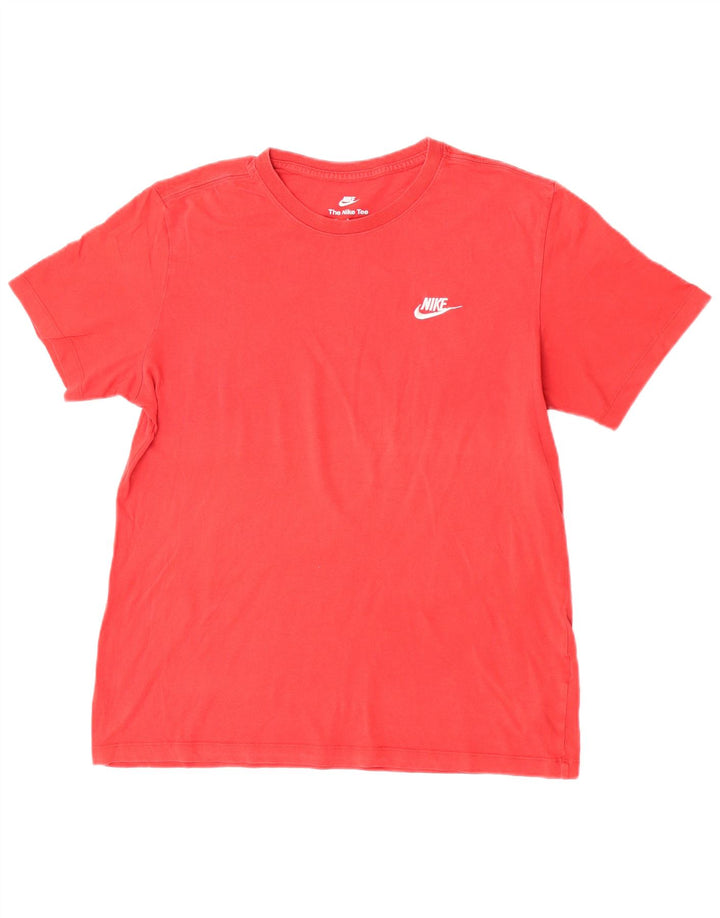 Nike muška majica s grafičkim motivima srednje crvene pamučne boje