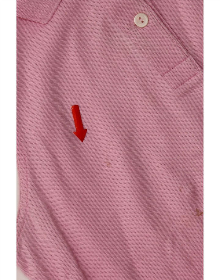 Lacoste ženska polo majica bez rukava, veličina 40, srednje ružičasti pamuk