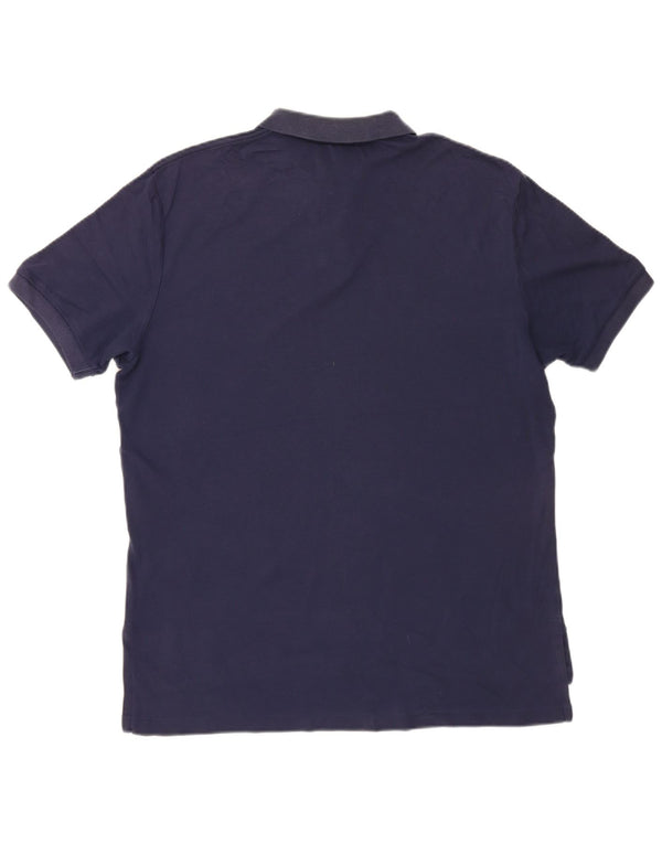 Polo Ralph Lauren Mens Polo Shirt Large Navy Blue Cotton