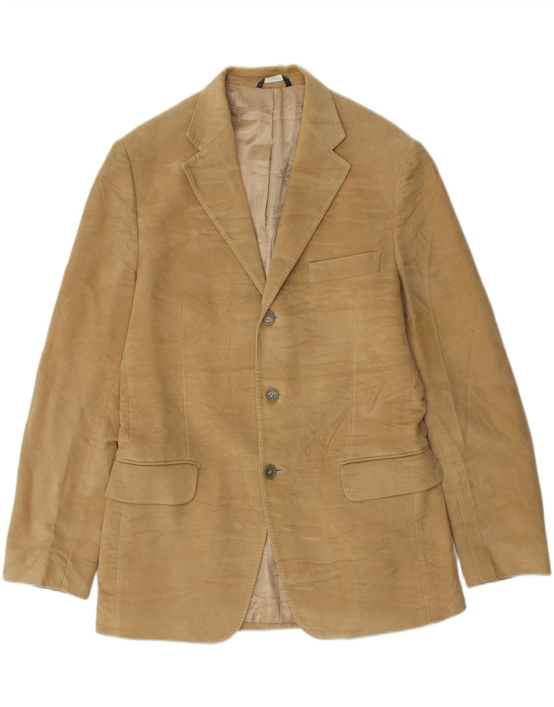 Boggi muška jakna sa 3 gumba IT 50 Large Beige Cotton