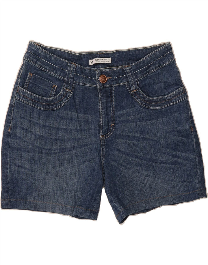 LEE Womens Slender Secret Denim Shorts US 8 Medium W30 Blue Cotton Vintage Lee and Second-Hand Lee from Messina Hembry 