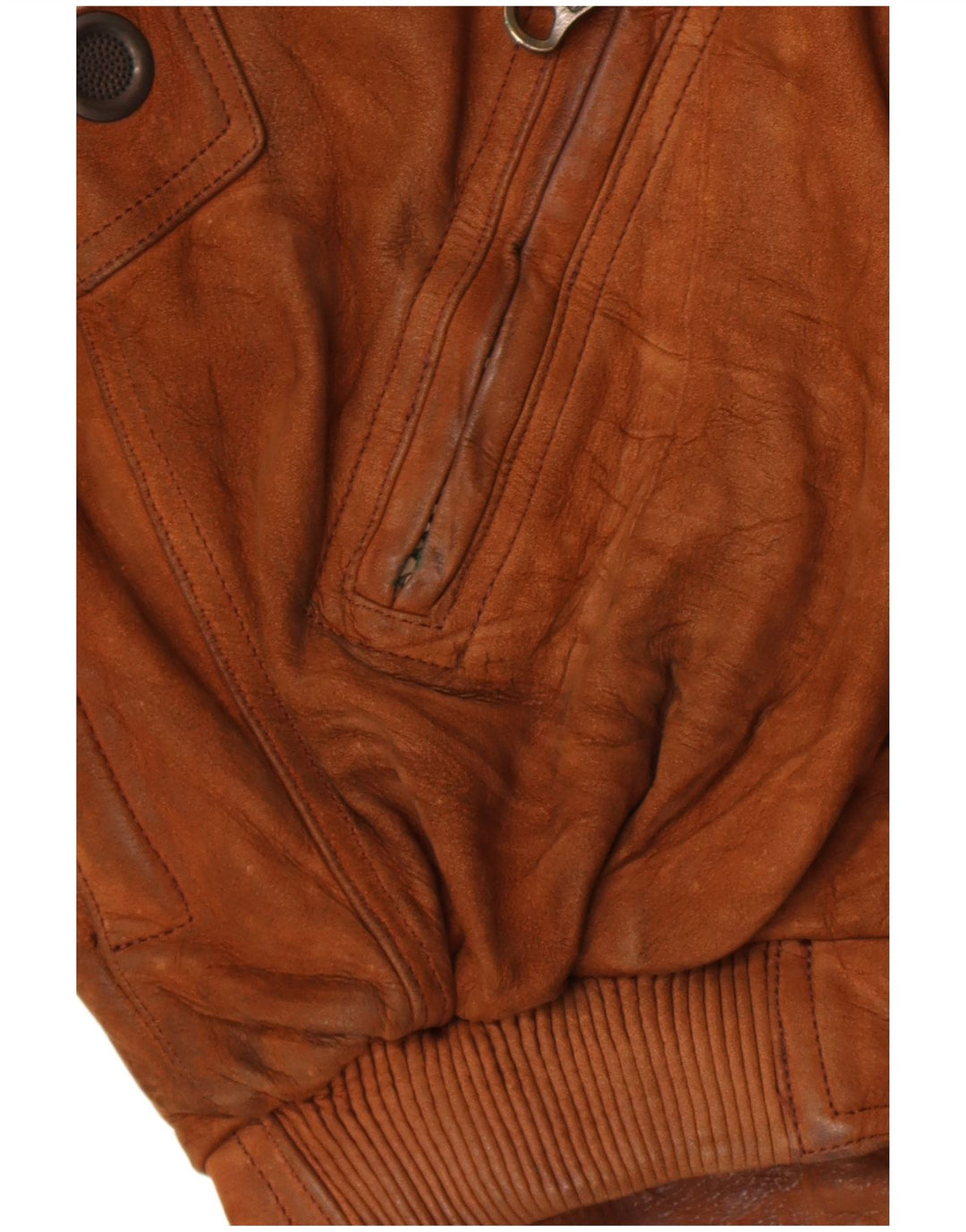 Dainese muška široka kožna jakna IT 50 srednje smeđe kože