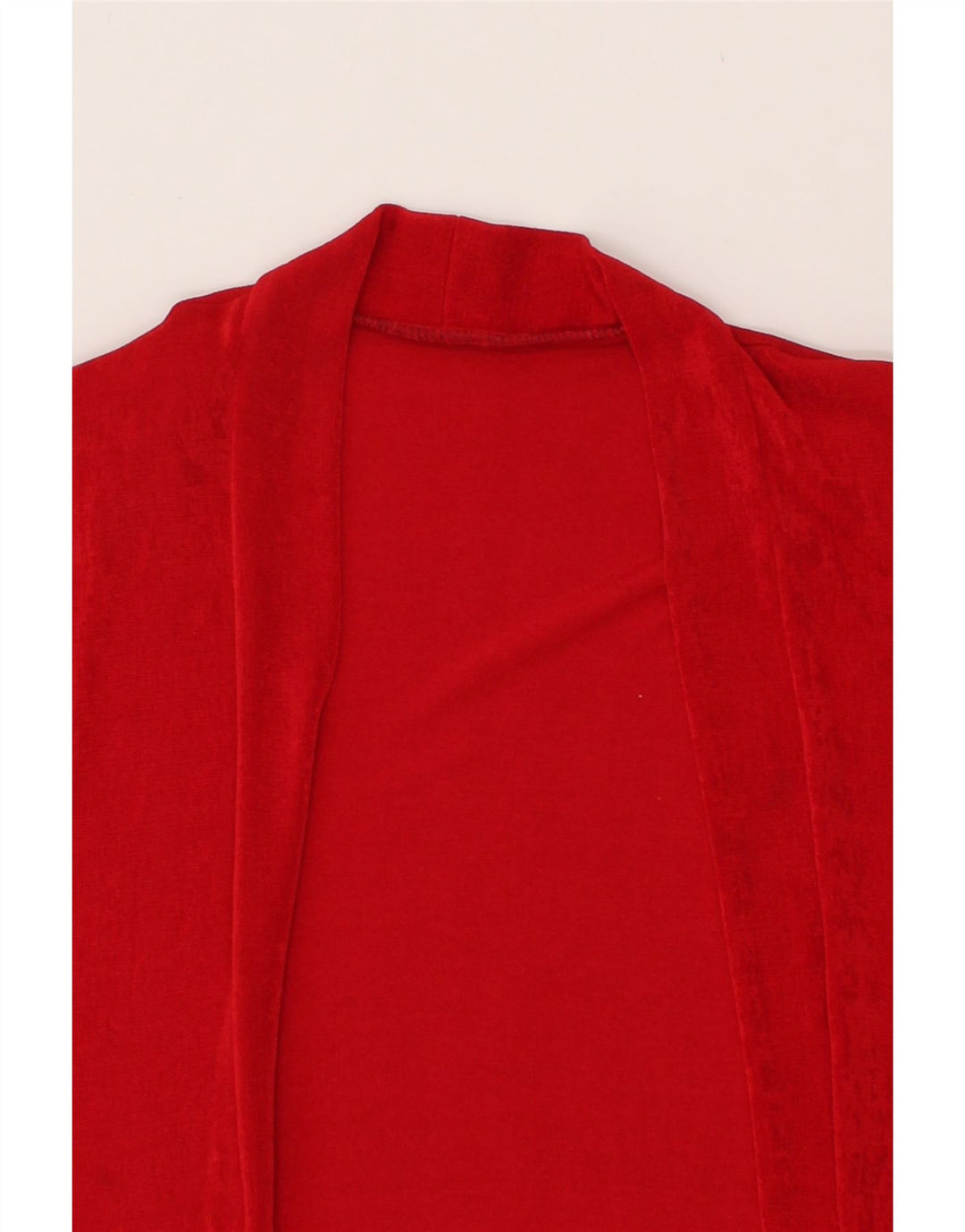 VINTAGE Womens Cardigan Sweater UK 18 XL Red Polyester Vintage Vintage and Second-Hand Vintage from Messina Hembry 