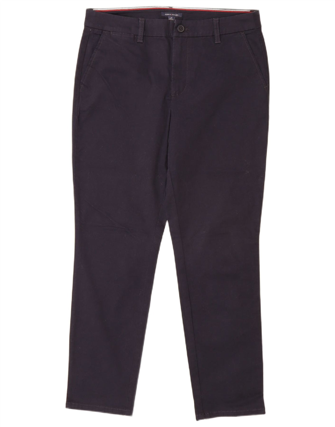 TOMMY HILFIGER Ženske uske chino hlače US 10 Large W32 L29 tamnoplave