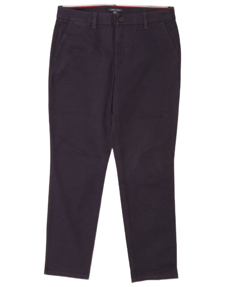 TOMMY HILFIGER Ženske uske chino hlače US 10 Large W32 L29 tamnoplave