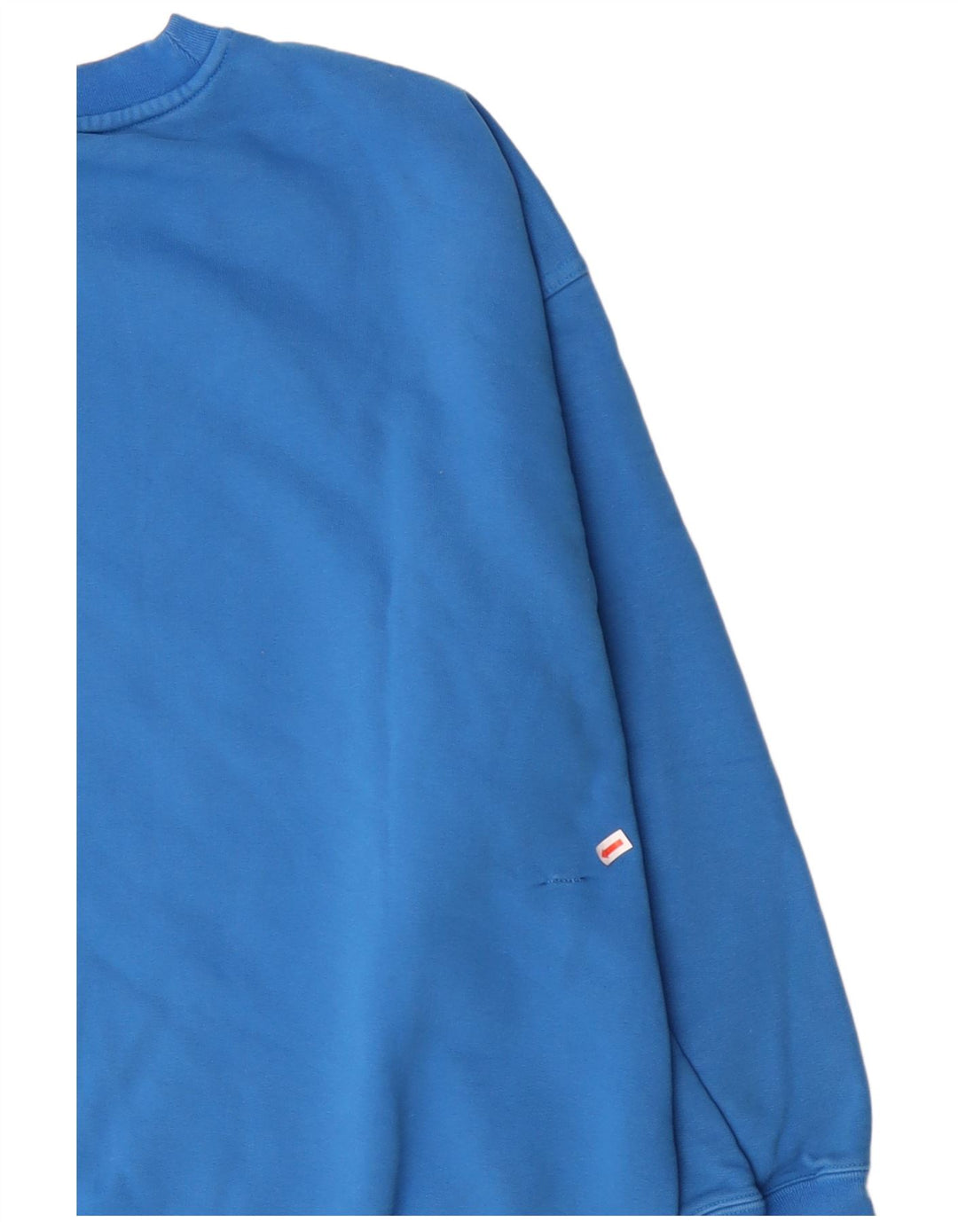 ADIDAS ženska majica prekomjerne veličine UK 14 Veliki plavi pamuk