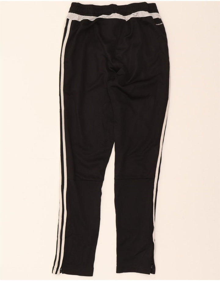 ADIDAS Boys Climacool Tracksuit Trousers 13-14 Years  Black Polyester Vintage Adidas and Second-Hand Adidas from Messina Hembry 