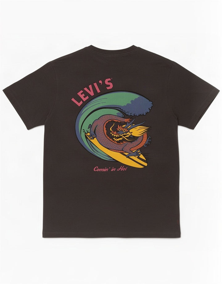 Levi's muška majica s grafičkim motivima, srednje siva