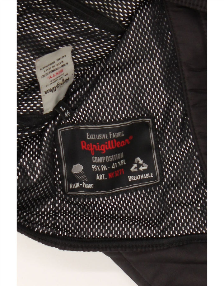 Refrigiwear ženska jakna s kapuljačom UK 16 velika crna poliamidna