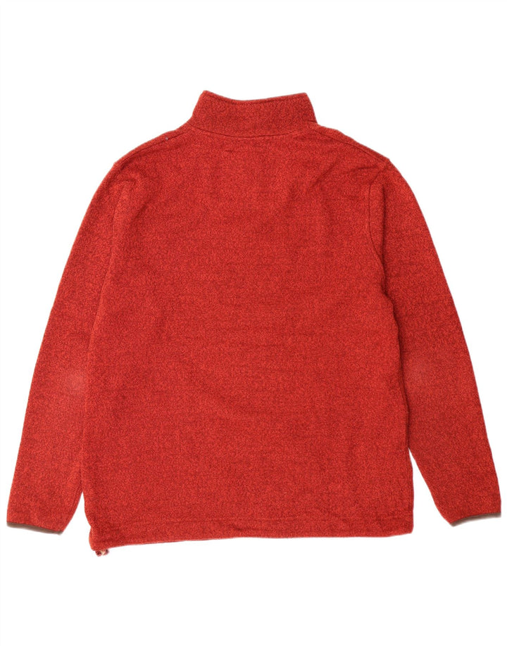 Weird Fish Muška dukserica s patentnim izrezom i velikim crvenim pjegama od poliestera