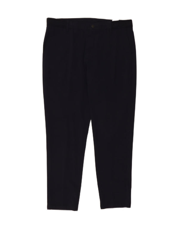 Zara muške uske chino hlače XL W34 L29 tamnoplavi poliester