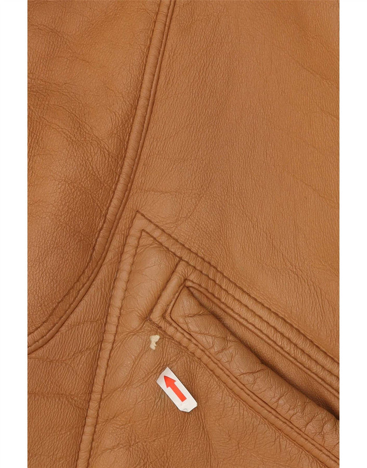 Vintage muška jakna s ovčicama UK 40 Large Brown