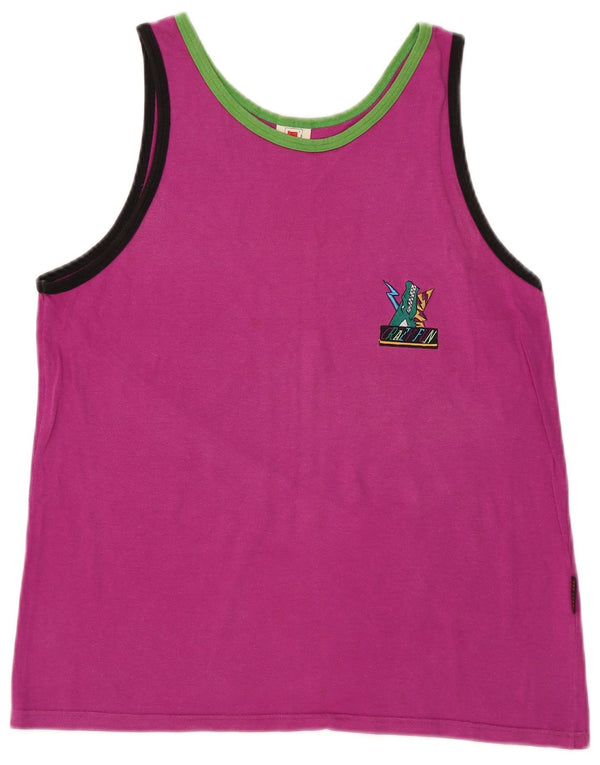 VINTAGE ženski prsluk IT 48 XL, ružičasti pamuk