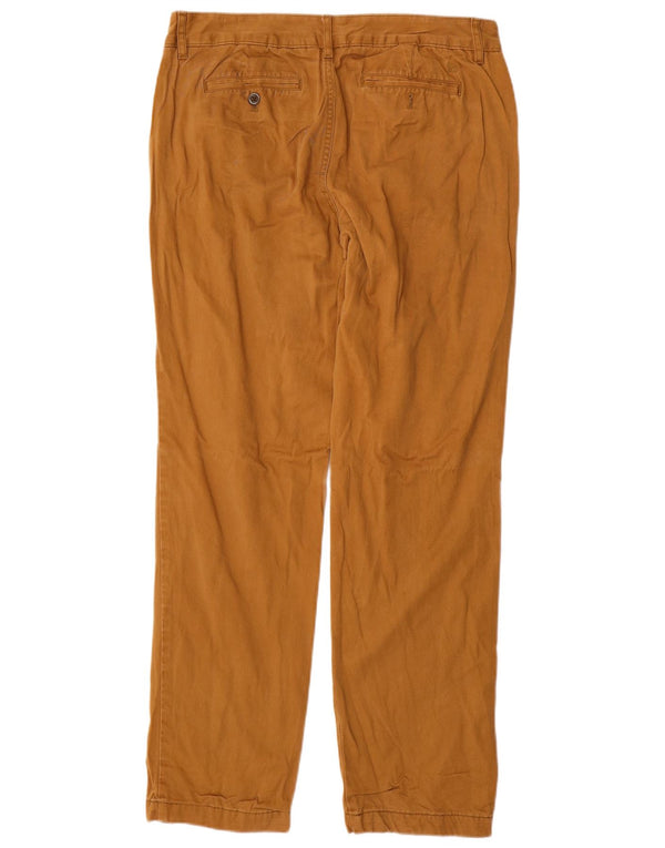 EDDIE BAUER Ženske ravne chino hlače US 10 Large W34 L31 Smeđe