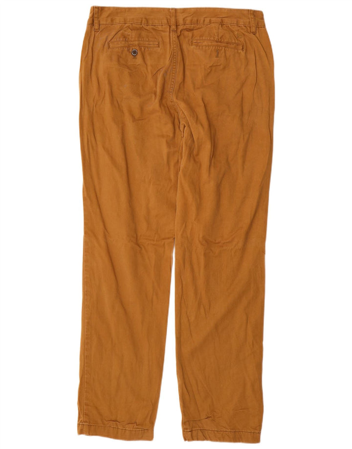 EDDIE BAUER Ženske ravne chino hlače US 10 Large W34 L31 Smeđe