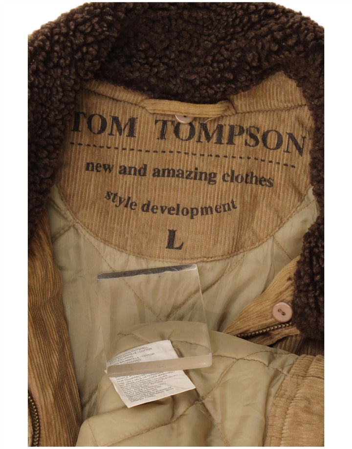 Tom Tompson muška jakna od samta UK 40 Large Beige Cotton