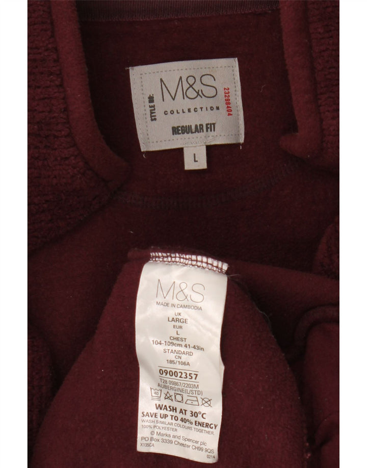 Marks & Spencer muška velika bordo jakna trenirke Regular Fit