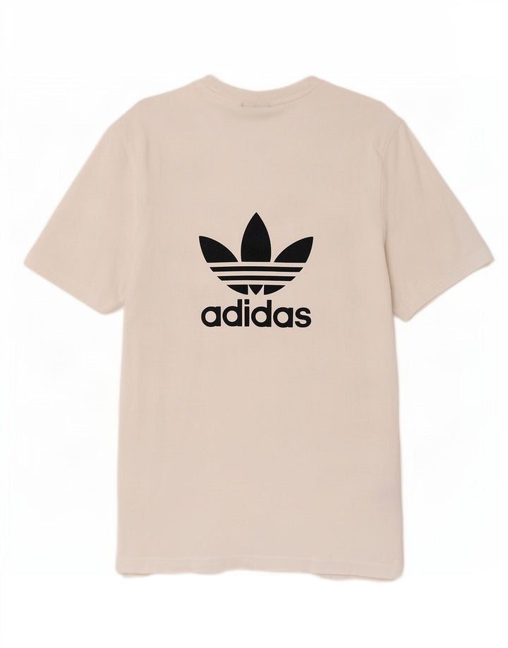 Adidas muška majica kratkih rukava s grafičkim motivima, srednji bijeli pamuk