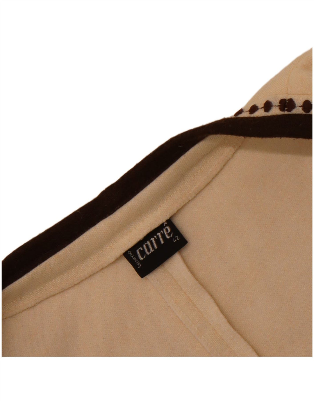 Carre ženski otvoreni kardigan pulover bez rukava EU 42 Large Off White