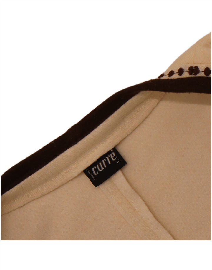 Carre ženski otvoreni kardigan pulover bez rukava EU 42 Large Off White