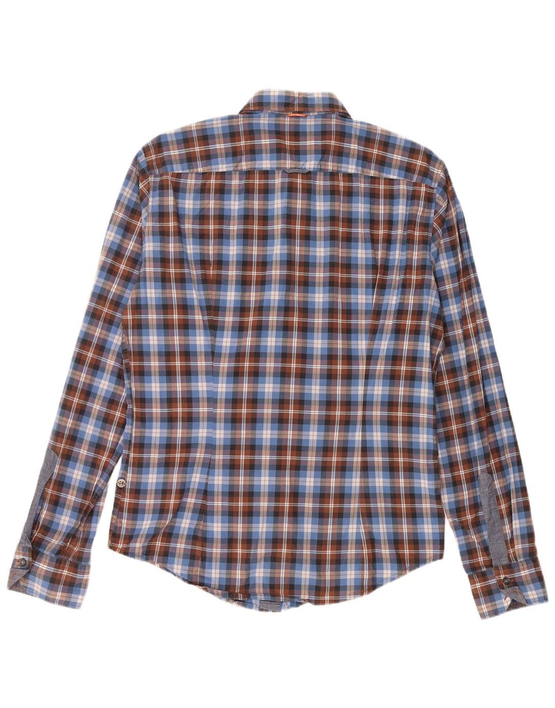 HUGO BOSS Muška košulja Srednje plavi karirani pamuk