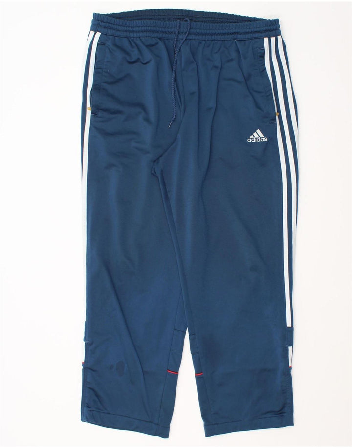 Adidas muške hlače za trenirku UK 40/42 Srednje plavi poliester