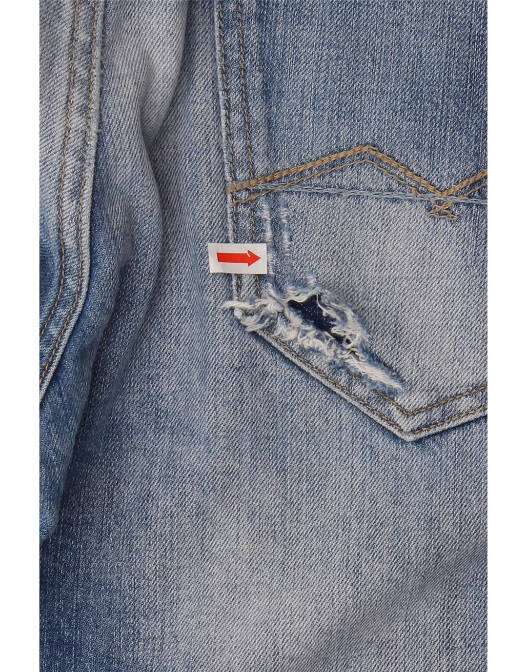 MELTIN' POT Muške ravne traperice Marvin, W33 L34, plavi pamuk