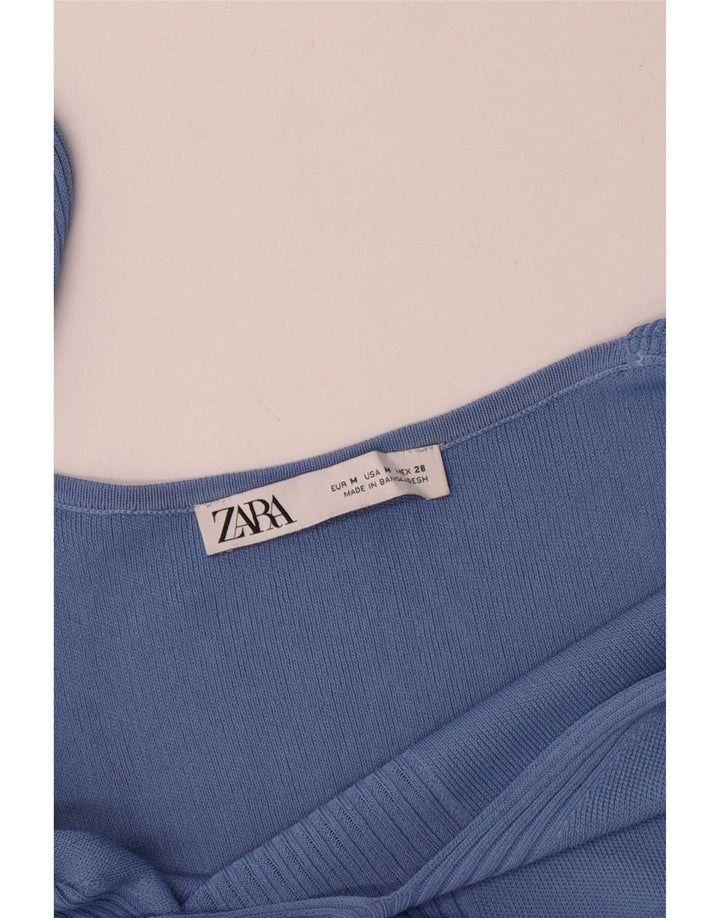 Zara ženski Cami Top UK 12 Srednje plavi
