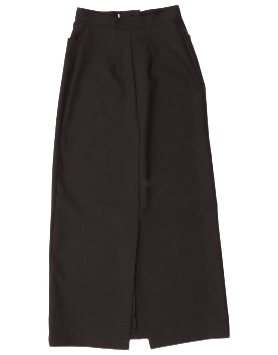 BENETTON ženska maksi suknja visokog struka IT 44 srednje veličine W25 crni poliester