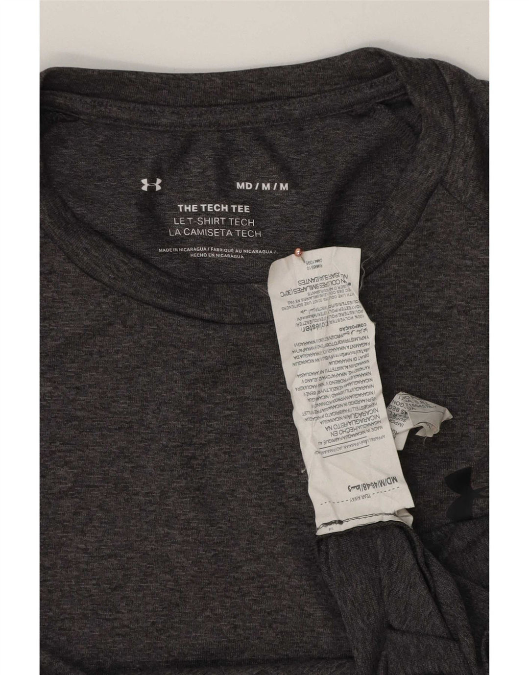 Under Armour muška majica kratkih rukava Srednje sivi flekasti poliester
