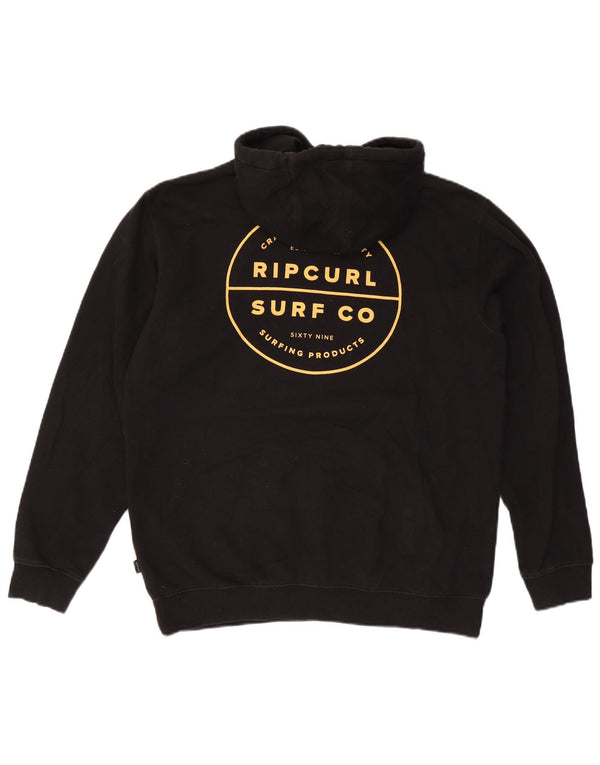 RIP CURL muška majica s kapuljačom srednje veličine, crni pamuk