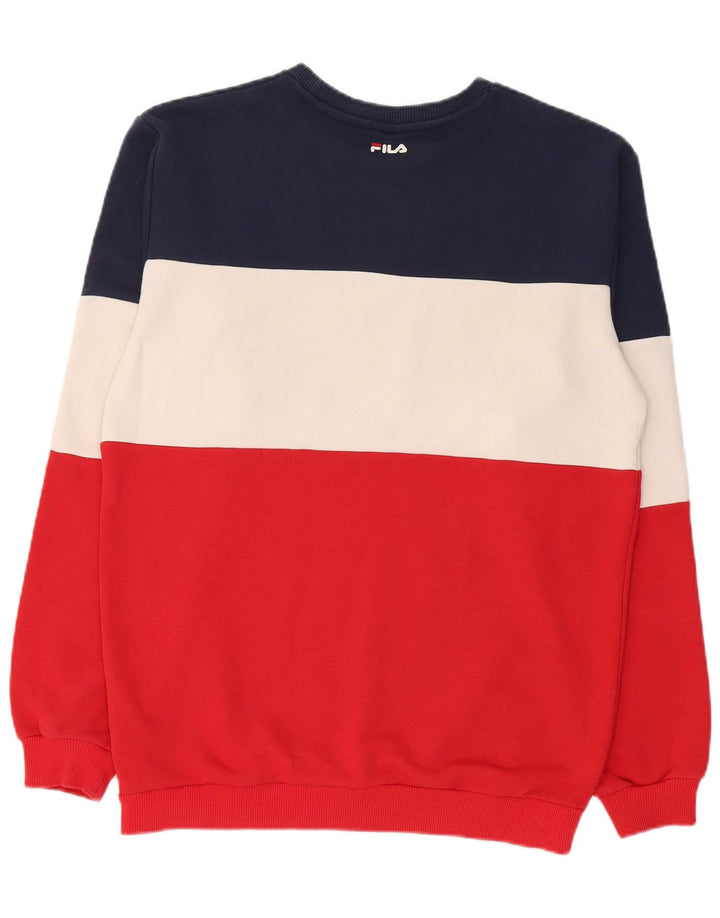 Fila muški džemper s grafičkim motivima, mali raznobojni pamuk
