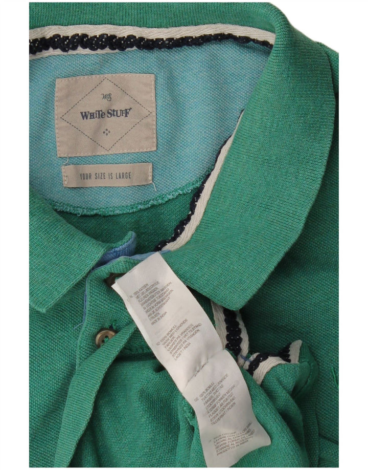WHITE STUFF Muška polo majica velika zelena pamuk