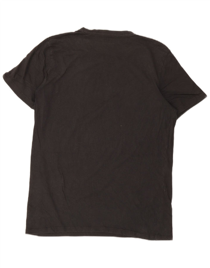 JACK & JONES Muška majica kratkih rukava srednje veličine, crni pamuk