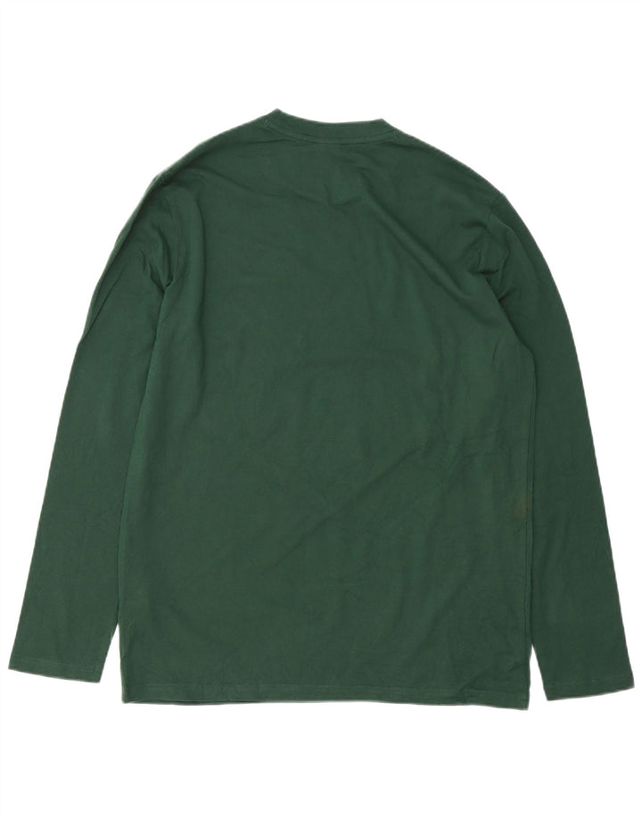 OAKLEY muška majica standardnog kroja dugih rukava srednje zelene boje pamuka