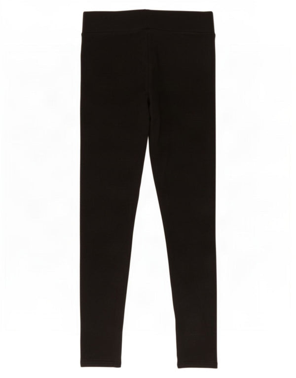 Marks & Spencer Womens Leggings UK 12 Medium Black Polyester