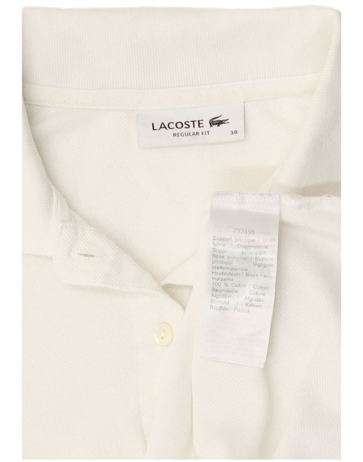 Lacoste ženska polo majica standardnog kroja, veličina 38, srednji bijeli pamuk