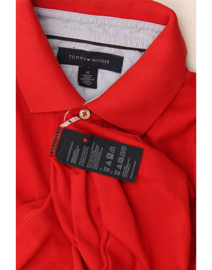 Tommy Hilfiger muška polo majica srednje crvene pamučne boje