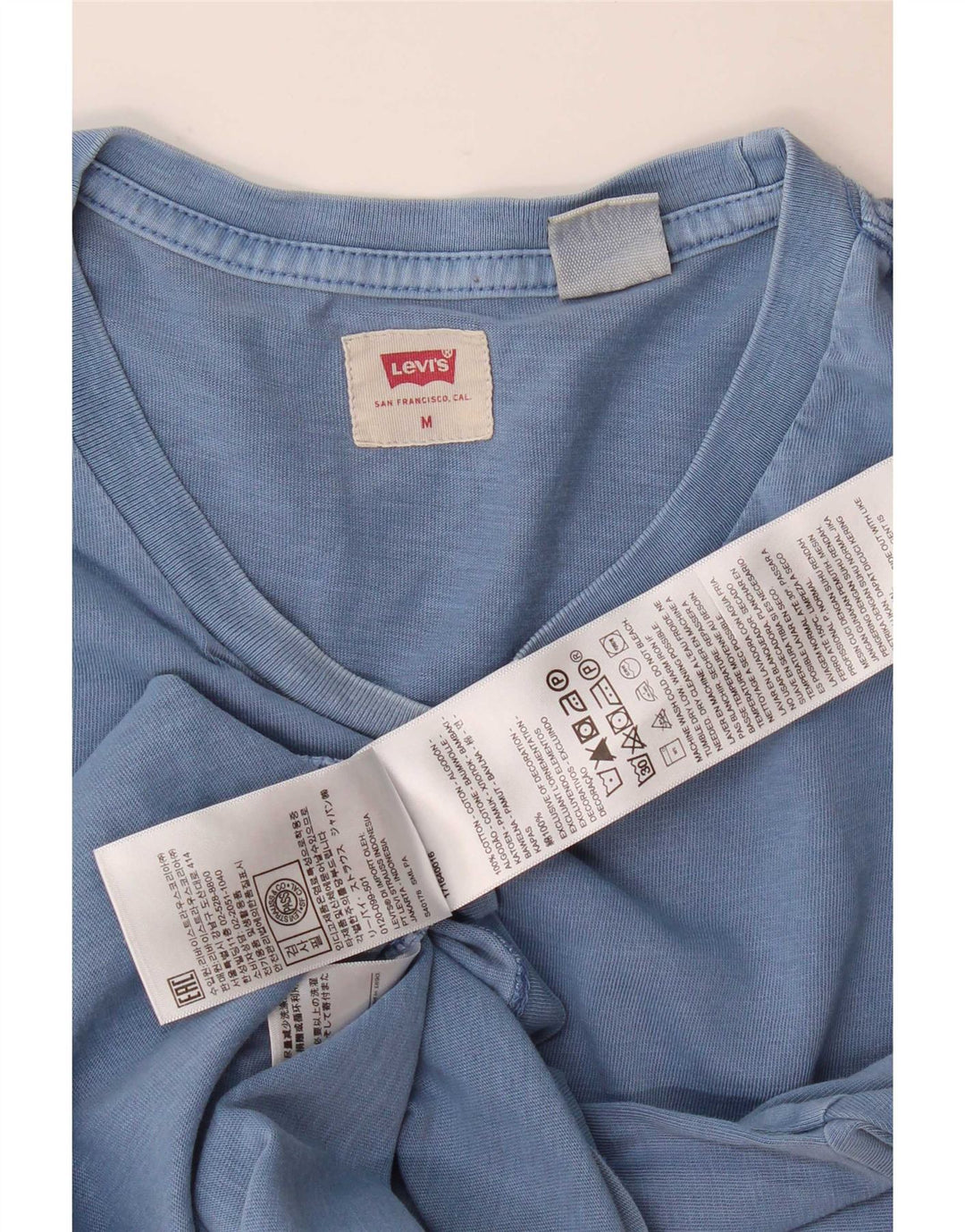 Levi's muška majica kratkih rukava Srednje plavi pamuk