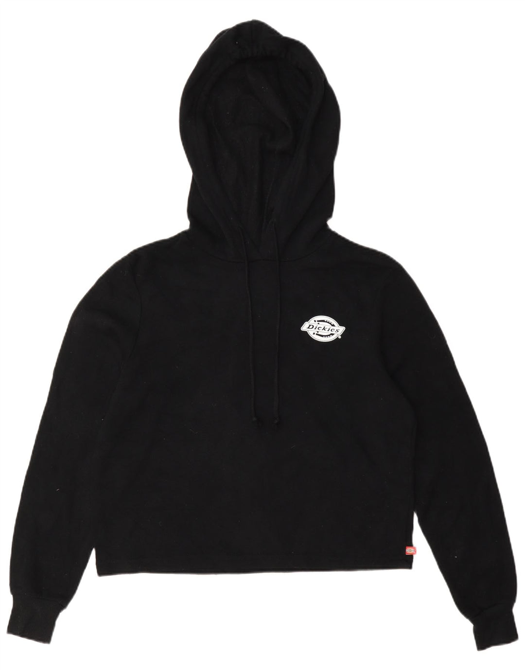 Dickies ženska majica s kapuljačom s kratkim rukavima UK 10 Mali crni poliester