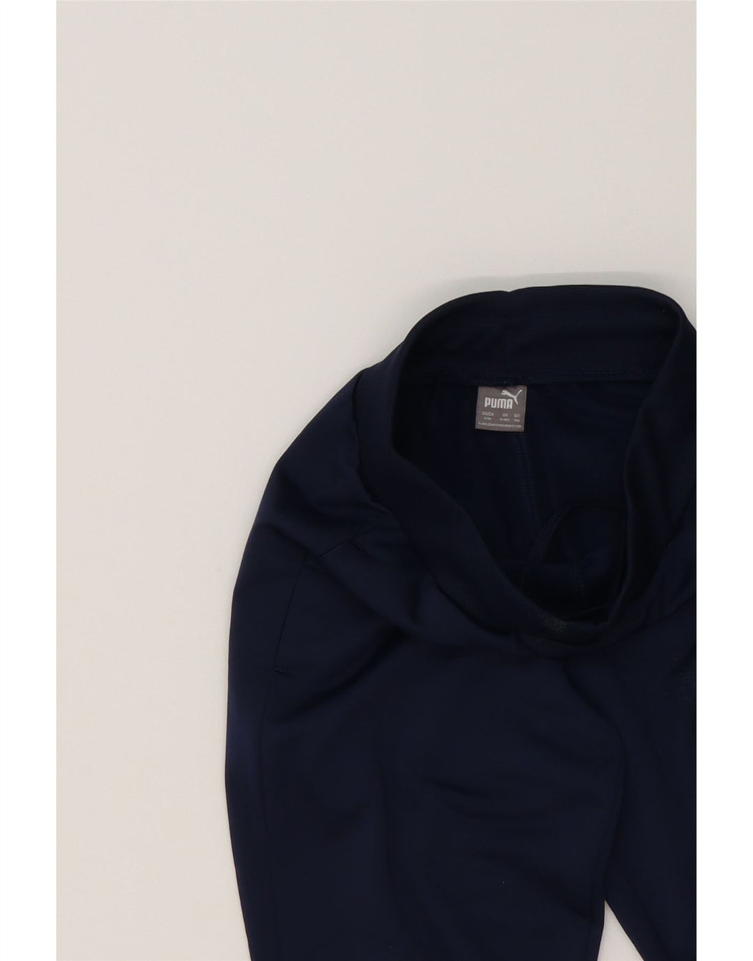 PUMA Boys Tracksuit Trousers Joggers 9-10 Years  Navy Blue Polyester Vintage Puma and Second-Hand Puma from Messina Hembry 