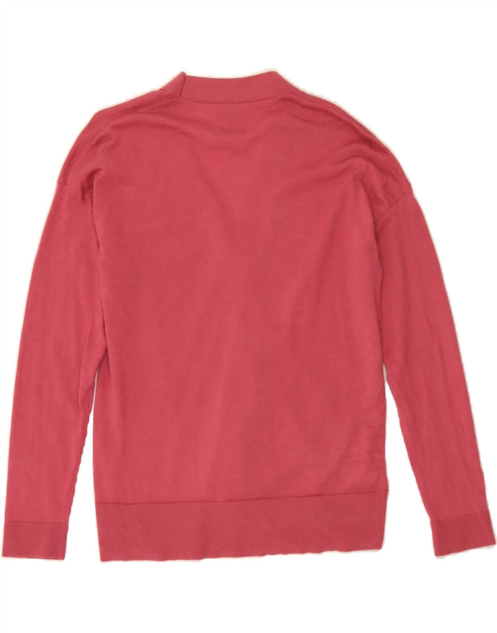 MASSIMO DUTTI Womens Cardigan Sweater UK 10 Small Pink Wool Vintage Massimo Dutti and Second-Hand Massimo Dutti from Messina Hembry 