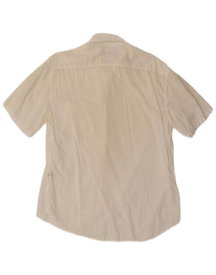 Armani Jeans muška košulja kratkih rukava srednje bijele boje