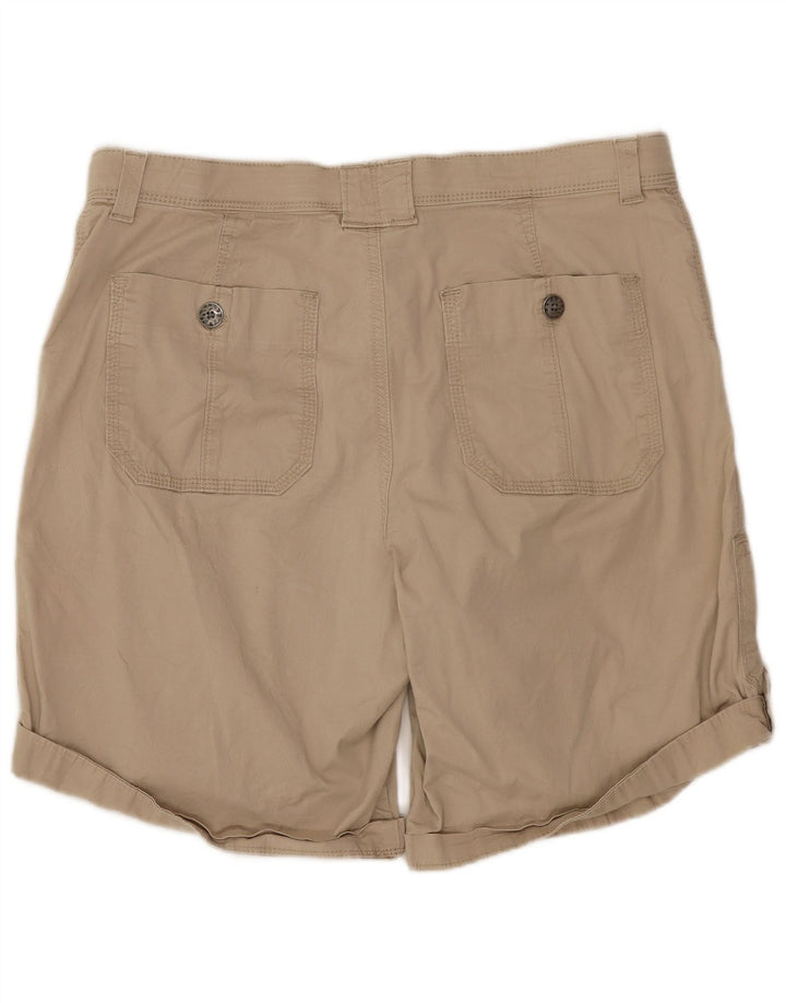 Ženske kargo kratke hlače Lee US 14 XL W34 bež pamuk