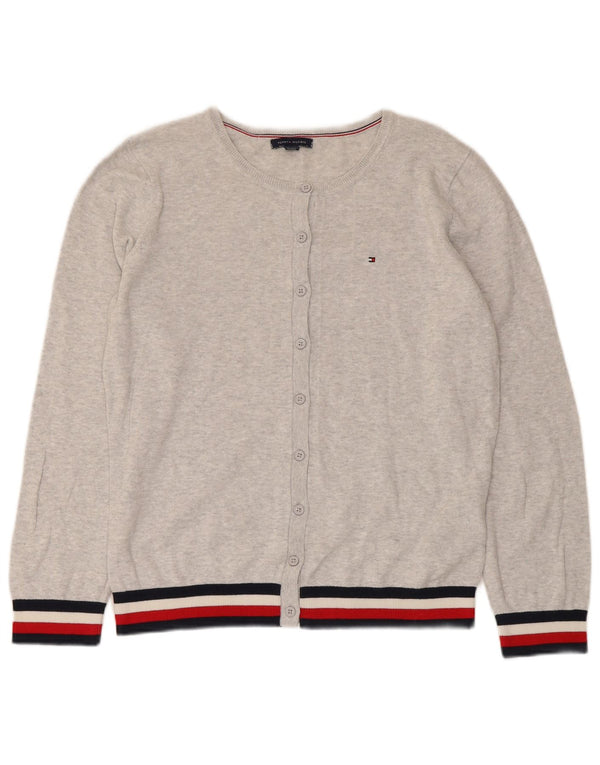 Ženski džemper Tommy Hilfiger UK 14 srednje sive pruge